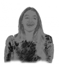 Troy's first sketch on the quad at Columbia